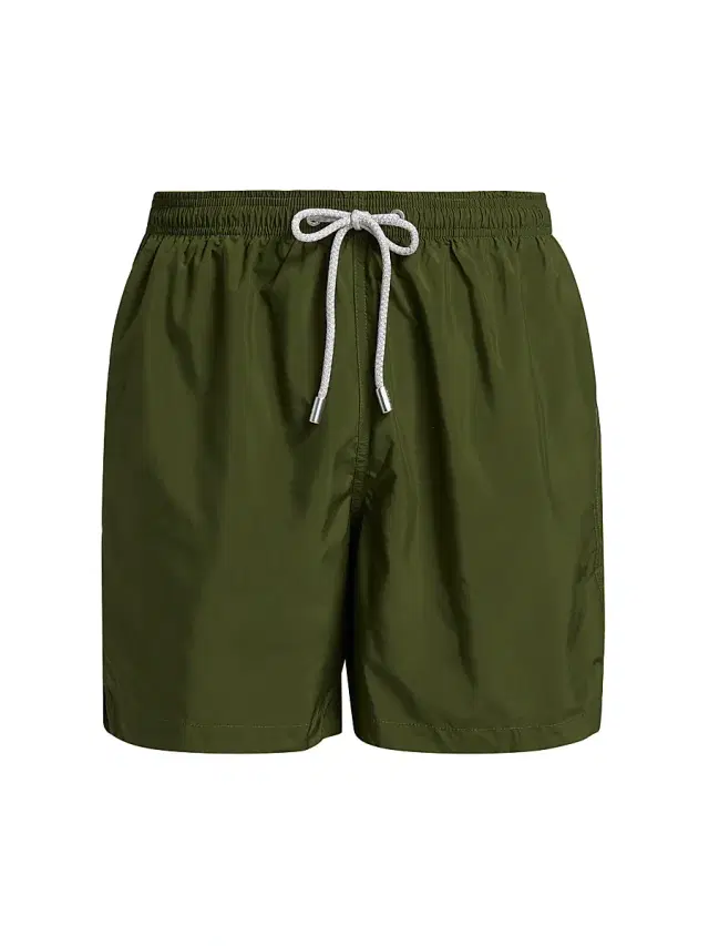 Men's Lighting Pantone Swim Trunks - Military Pant