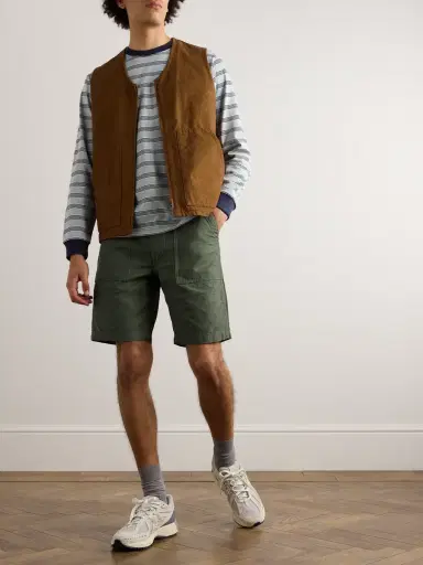 OrSlow Slim-Fit Straight-Leg Cotton Cargo Shorts - Men | Thumbnail 2