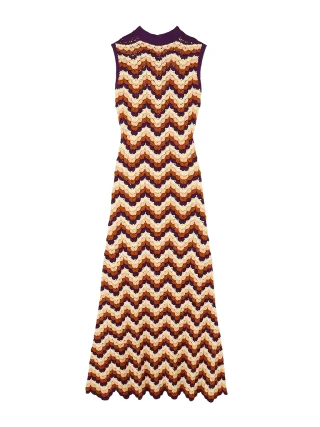 Amazonas Scalloped Crocheted Cotton Maxi Dress