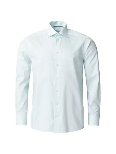 Eton Men's Slim-Fit Solid Shirt - Green - Size 17 | Thumbnail 1 Eton Men's Slim-Fit Solid Shirt - Green - Size 17 | Thumbnail 1