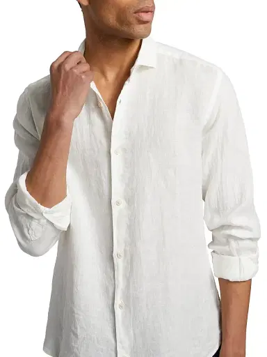 MC2 Saint Barth Men's Pamplona Linen Shirt | Thumbnail 6 MC2 Saint Barth Men's Pamplona Linen Shirt | Thumbnail 6