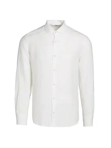MC2 Saint Barth Men's Pamplona Linen Shirt | Thumbnail 1 MC2 Saint Barth Men's Pamplona Linen Shirt | Thumbnail 1