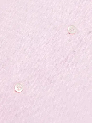 Emporio Armani Men's Birdseye Cotton Dress Shirt - Light Pink - Size 16.5 | Thumbnail 7