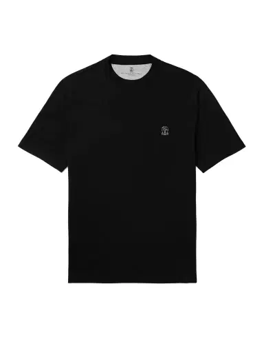 Brunello Cucinelli Logo-Print Cotton-Jersey T-Shirt - Men | Thumbnail 1
