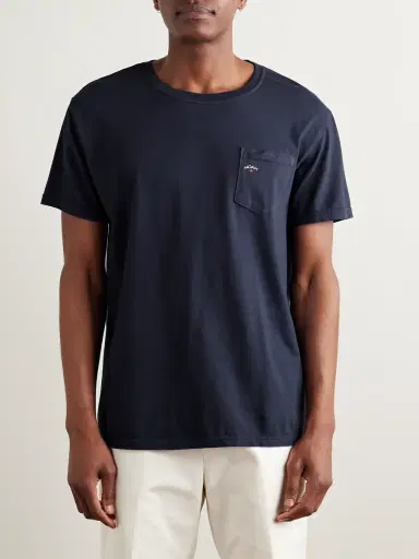 Noah Core Logo-Print Cotton-Jersey T-Shirt - Men | Thumbnail 3