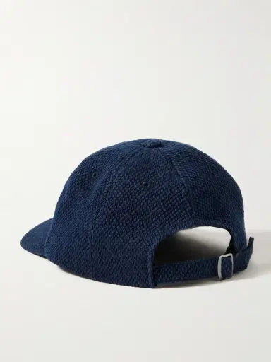 Blue Blue Japan Sashiko Cotton Baseball Cap - Men | Thumbnail 3 Blue Blue Japan Sashiko Cotton Baseball Cap - Men | Thumbnail 3
