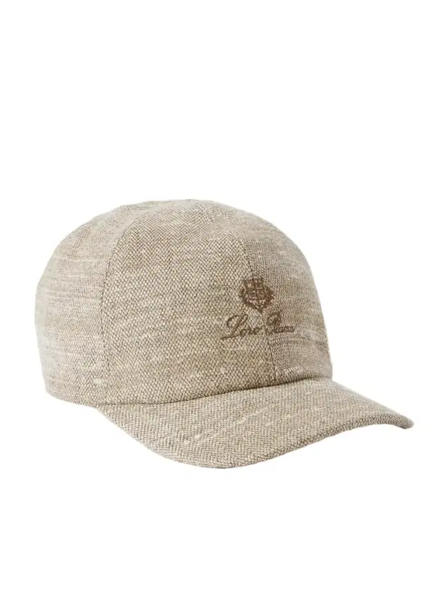 Loro Piana Logo-Embroidered Rain System® Linen and Silk-Blend Tweed Baseball Cap - Men