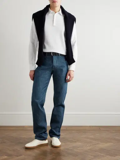 Loro Piana Cotton-Piqué Polo Shirt - Men | Thumbnail 2 Loro Piana Cotton-Piqué Polo Shirt - Men | Thumbnail 2
