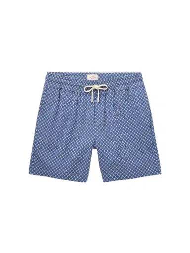 Portuguese Flannel Straight-Leg Organic Cotton-Blend Jacquard Drawstring Shorts - Men | Thumbnail 1 Portuguese Flannel Straight-Leg Organic Cotton-Blend Jacquard Drawstring Shorts - Men | Thumbnail 1