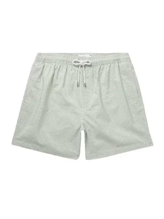 MR P. Straight-Leg Mid-Length Striped Seersucker Swim Shorts - Men