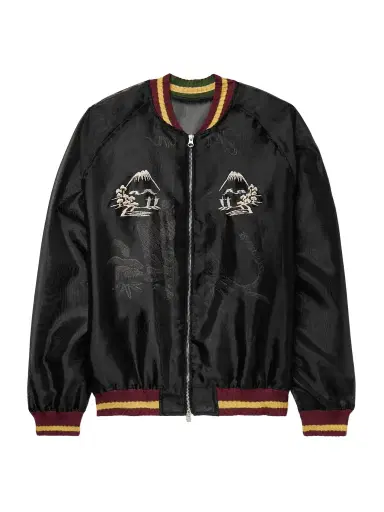 KAPITAL Souvenir Embroidered Organza Bomber Jacket - Men | Thumbnail 1
