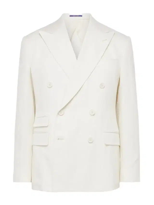 Double-Breasted Herringbone Cotton and Linen-Blend Suit Jacket - Men