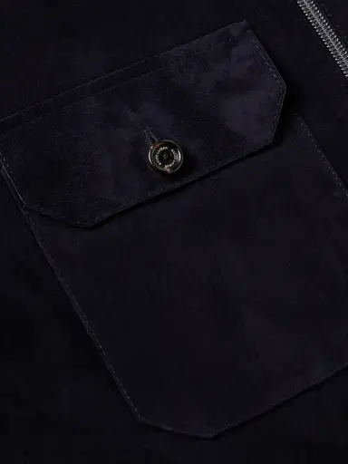 Ralph Lauren Purple Label Suede Bomber Jacket - Men | Thumbnail 5