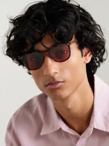 Garrett Leight California Optical Kinney J Sun Round-Frame Tortoiseshell Acetate Sunglasses - Men | Thumbnail 2 Garrett Leight California Optical Kinney J Sun Round-Frame Tortoiseshell Acetate Sunglasses - Men | Thumbnail 2