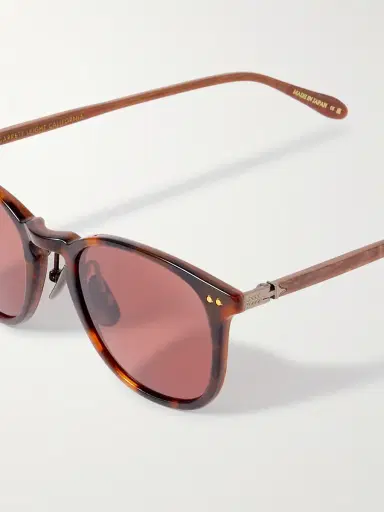 Garrett Leight California Optical Kinney J Sun Round-Frame Tortoiseshell Acetate Sunglasses - Men | Thumbnail 3 Garrett Leight California Optical Kinney J Sun Round-Frame Tortoiseshell Acetate Sunglasses - Men | Thumbnail 3