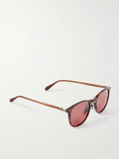Garrett Leight California Optical Kinney J Sun Round-Frame Tortoiseshell Acetate Sunglasses - Men | Thumbnail 4 Garrett Leight California Optical Kinney J Sun Round-Frame Tortoiseshell Acetate Sunglasses - Men | Thumbnail 4