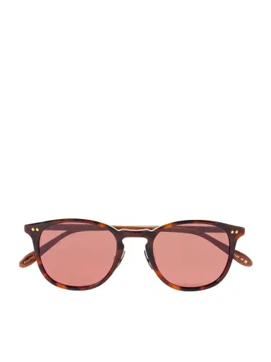 Garrett Leight California Optical Kinney J Sun Round-Frame Tortoiseshell Acetate Sunglasses - Men | Thumbnail 1 Garrett Leight California Optical Kinney J Sun Round-Frame Tortoiseshell Acetate Sunglasses - Men | Thumbnail 1