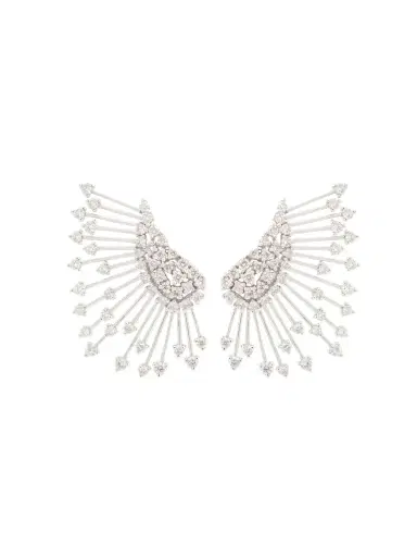 Wish Fine Jewelry 2.46ct Diamond 18K Gold Earrings | Thumbnail 1 Wish Fine Jewelry 2.46ct Diamond 18K Gold Earrings | Thumbnail 1