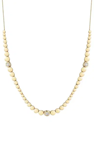 DANA REBECCA DESIGNS Poppy Rae Graduating Pebble Disc Station Necklace | Thumbnail 1 DANA REBECCA DESIGNS Poppy Rae Graduating Pebble Disc Station Necklace | Thumbnail 1