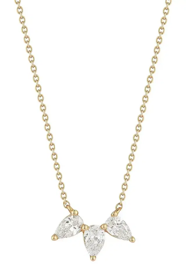 Taylor Elaine Trio Pear Necklace