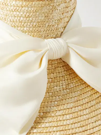 Eugenia Kim Mirabel Grosgrain-trimmed Straw Sunhat | Thumbnail 4