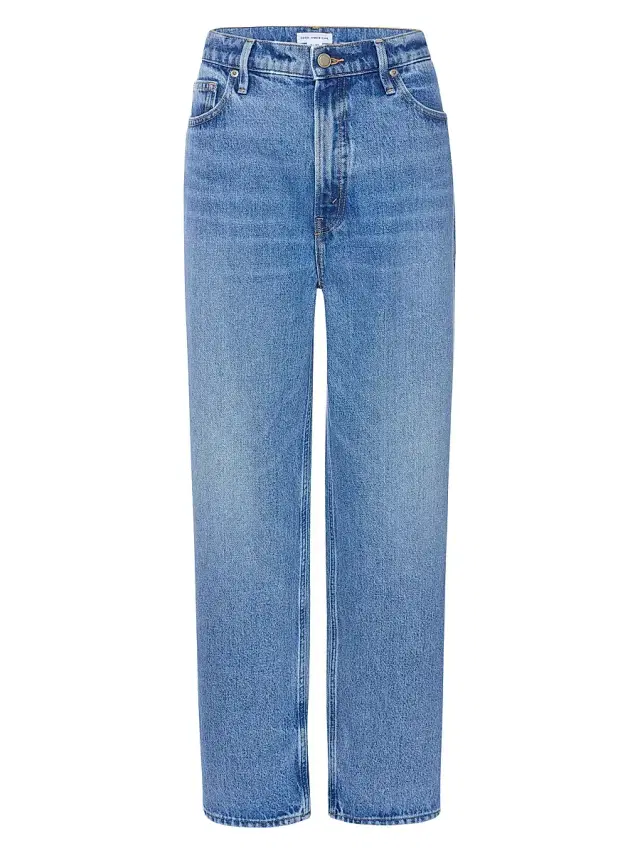 Good American Women's Good Standard Straight-Leg Jeans - Indigo
