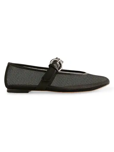Reformation Women's Bethany Mesh Ballet Flats - Black - Size 10.5 | Thumbnail 1 Reformation Women's Bethany Mesh Ballet Flats - Black - Size 10.5 | Thumbnail 1