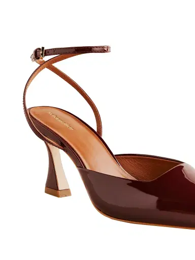 Reformation Women's Natasha 75MM Patent Leather Pumps | Thumbnail 2