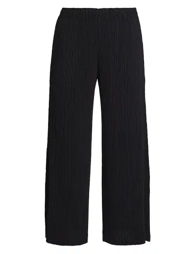 Issey Miyake Women's Hatching Plissé Pants - Black - Size XS | Thumbnail 1 Issey Miyake Women's Hatching Plissé Pants - Black - Size XS | Thumbnail 1