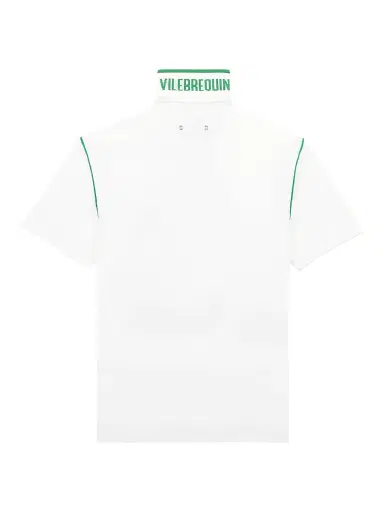 Vilebrequin Men's Capsule Solid Pique Polo Shirt - Blanc - Size XXL | Thumbnail 3