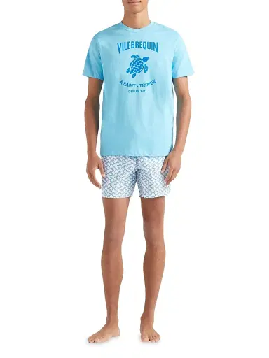 Vilebrequin Men's Logo Cotton Jersey Crewneck T-Shirt | Thumbnail 2