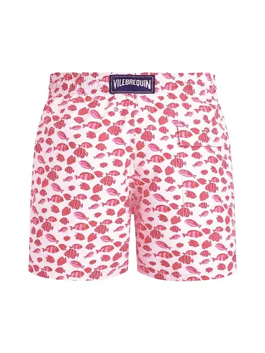 Vilebrequin Men's Fishy Dance Swim Shorts - Pivoine - Size XL | Thumbnail 2 Vilebrequin Men's Fishy Dance Swim Shorts - Pivoine - Size XL | Thumbnail 2