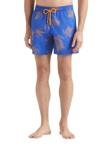 Vilebrequin Men's Tortues Galuchat Swim Shorts - Marrakech | Thumbnail 3