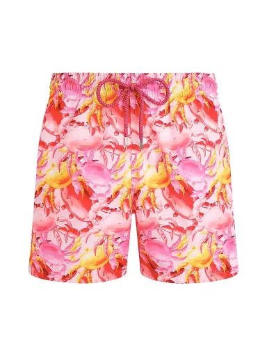 Vilebrequin Men's Crab Balloons Light Swim Shorts - Pivoine - Size XXL | Thumbnail 1 Vilebrequin Men's Crab Balloons Light Swim Shorts - Pivoine - Size XXL | Thumbnail 1