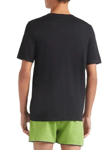 Vilebrequin Men's Big Turtle Silk & Cotton T-Shirt | Thumbnail 5 Vilebrequin Men's Big Turtle Silk & Cotton T-Shirt | Thumbnail 5