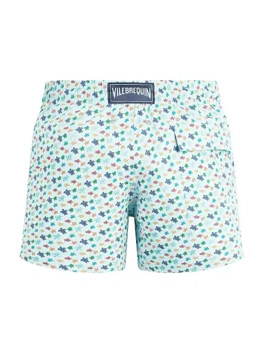 Vilebrequin Men's Micro Ronde Des Tortues Rainbow Stretch Swim Shorts - Pacific - Size XXL | Thumbnail 2 Vilebrequin Men's Micro Ronde Des Tortues Rainbow Stretch Swim Shorts - Pacific - Size XXL | Thumbnail 2