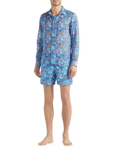 Vilebrequin Men's Fishy Vibes Shirt - Marrakech - Size XXL | Thumbnail 2
