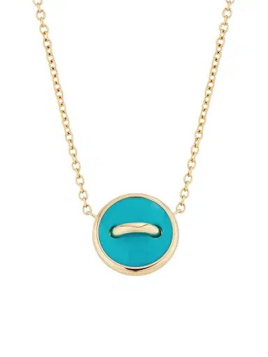 Pomellato Women's Pom Pom Dot 18K Rose Gold, Turquoise & 0.05 TCW Diamond Reversible Pendant Necklace - Rose Gold | Thumbnail 5 Pomellato Women's Pom Pom Dot 18K Rose Gold, Turquoise & 0.05 TCW Diamond Reversible Pendant Necklace - Rose Gold | Thumbnail 5
