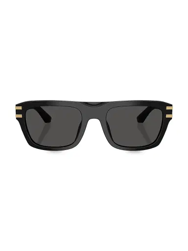 Dolce & Gabbana Men's 54MM Rectangular Sunglasses - Black | Thumbnail 2 Dolce & Gabbana Men's 54MM Rectangular Sunglasses - Black | Thumbnail 2