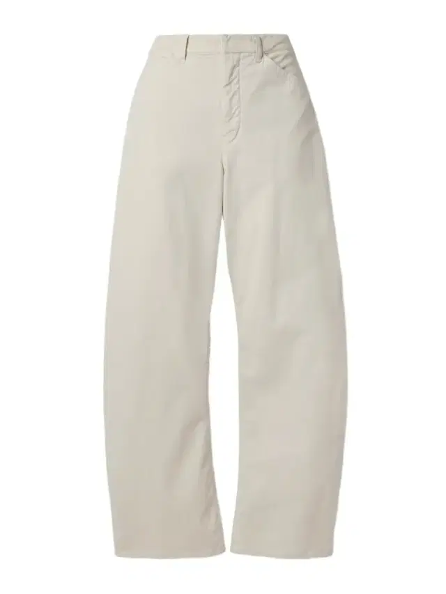 Tribeca Brushed Cotton-blend Twill Barrel-leg Pants