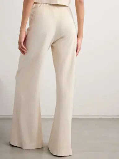 Suzie Kondi Zephyra Cotton-blend Terry Flared Track Pants | Thumbnail 3 Suzie Kondi Zephyra Cotton-blend Terry Flared Track Pants | Thumbnail 3