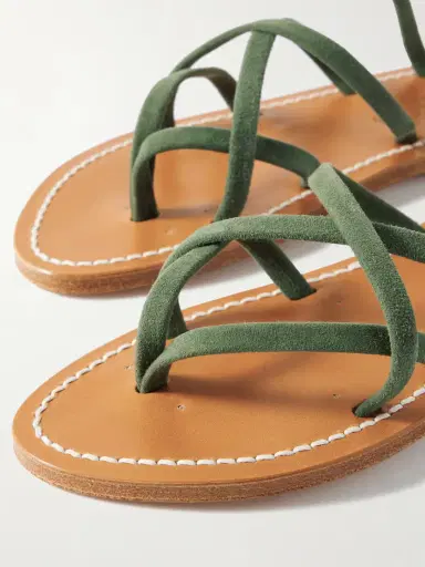 K Jacques St Tropez Zenobie Suede Sandals | Thumbnail 4