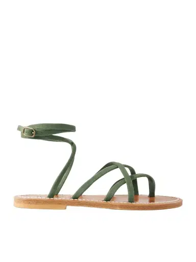 K Jacques St Tropez Zenobie Suede Sandals | Thumbnail 1