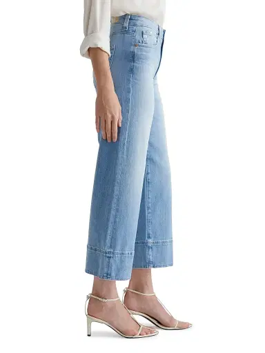 AG Jeans Women's Saige Mid-Rise Flared Crop Jeans | Thumbnail 3