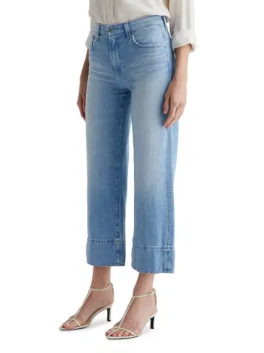AG Jeans Women's Saige Mid-Rise Flared Crop Jeans | Thumbnail 4