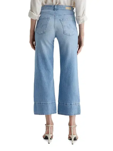 AG Jeans Women's Saige Mid-Rise Flared Crop Jeans | Thumbnail 5