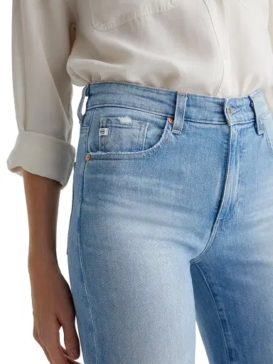 AG Jeans Women's Saige Mid-Rise Flared Crop Jeans | Thumbnail 6