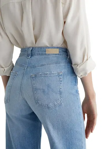 AG Jeans Women's Saige Mid-Rise Flared Crop Jeans | Thumbnail 7