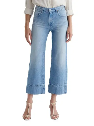 AG Jeans Women's Saige Mid-Rise Flared Crop Jeans | Thumbnail 1