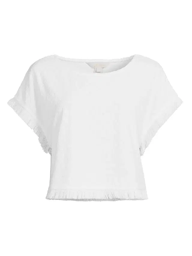 Women's Azzi Lil Butterfly Terry Coverup Top - Resort White Lil Butterfly